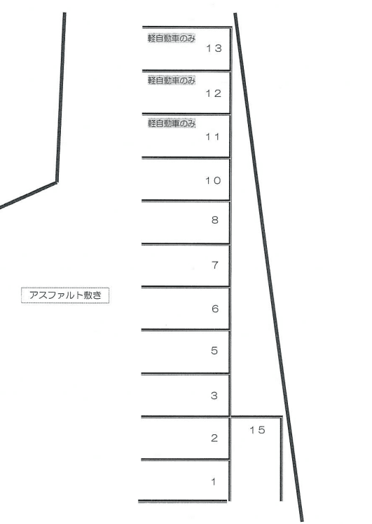 ３２６の駐車配置図