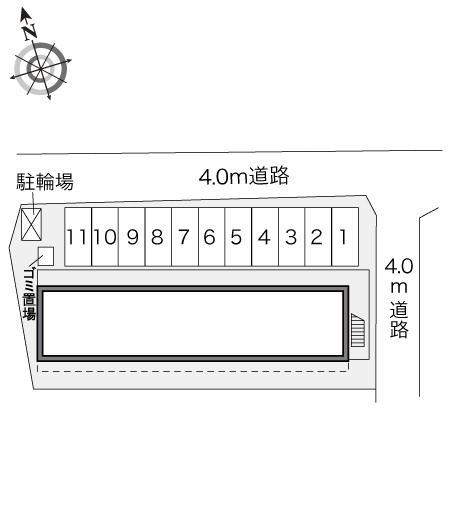 ＭＯＭＯ(24686)の駐車配置図