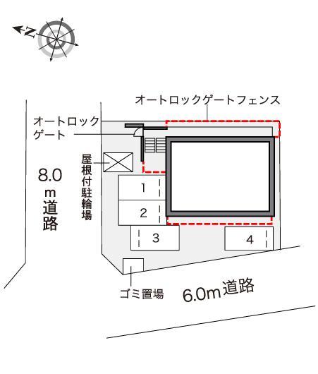 フレンディー太閤(41173)の駐車配置図
