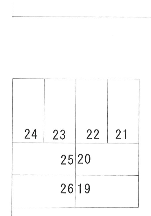浜松市中央区天龍川町538-2駐車場の駐車配置図