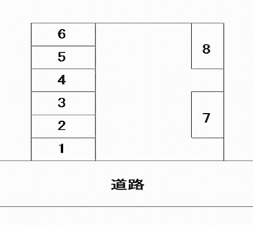 岩戸第5PKの駐車配置図