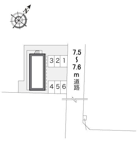 新町(18215)の駐車配置図
