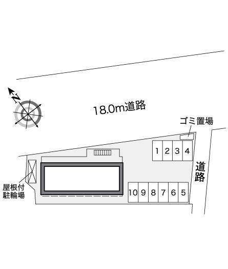 ドマーニ(37264)の駐車配置図