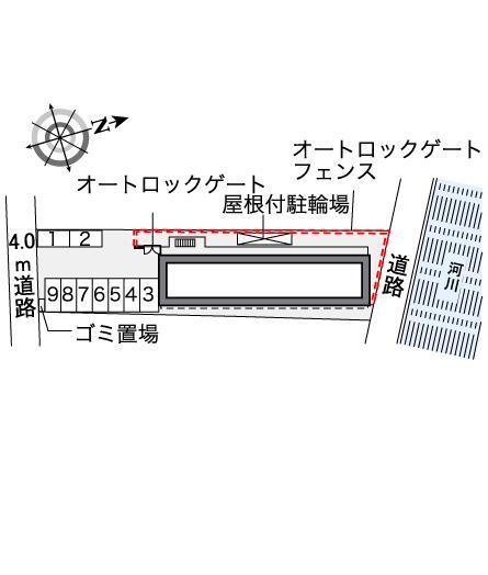 竹渕東(35125)の駐車配置図