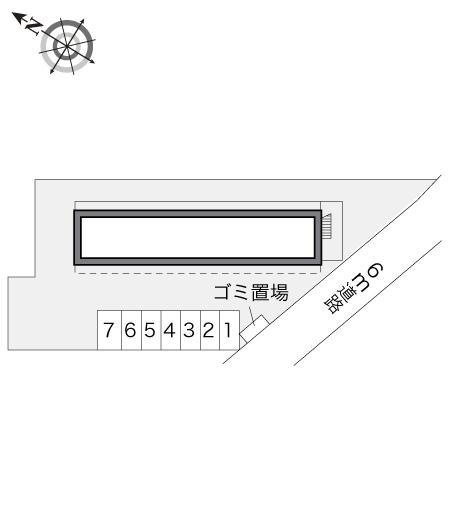 ブライト(13090)の駐車配置図