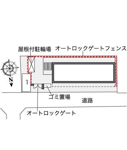 ＩＭＡＧＯⅢ(35166)の駐車配置図