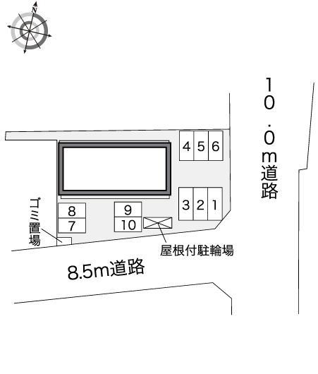 東大浜３(42839)の駐車配置図