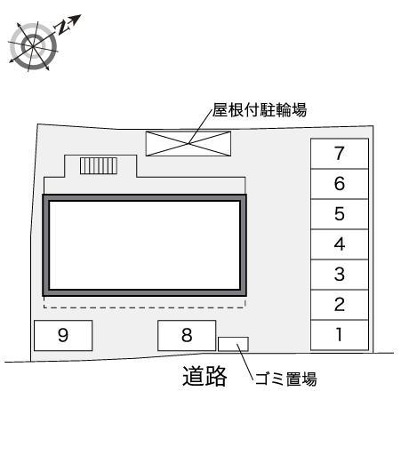 奥畑(41437)の駐車配置図