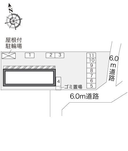 ラ　プリマヴェーラ(20318)の駐車配置図