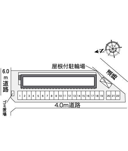 小原田Ⅱ(30128)の駐車配置図