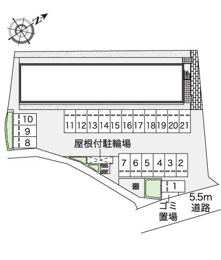 小倉(41509)の駐車配置図