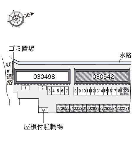 観音(30542)の駐車配置図