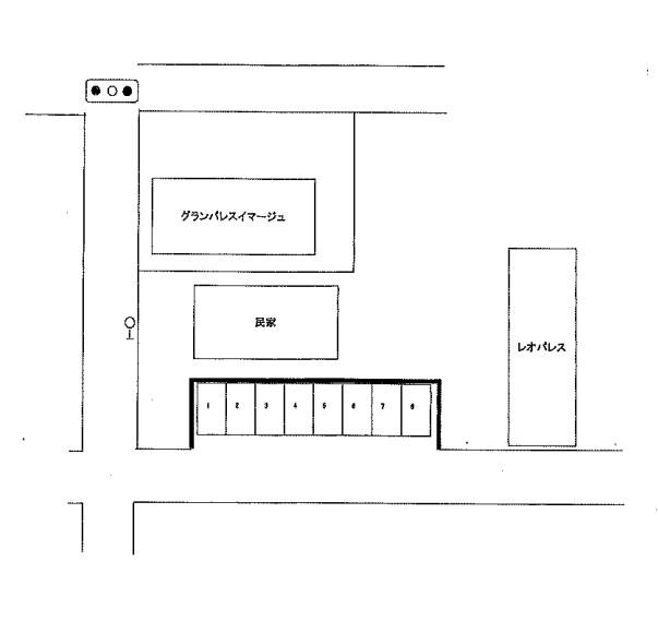 斉藤駐車場（東岩槻）の駐車配置図