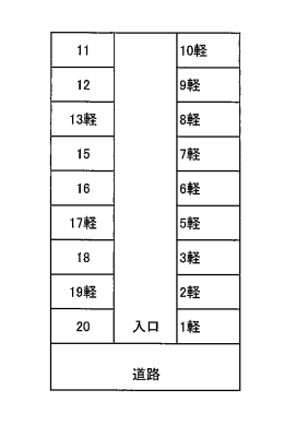 松本 駐車場（和知川原）の駐車配置図