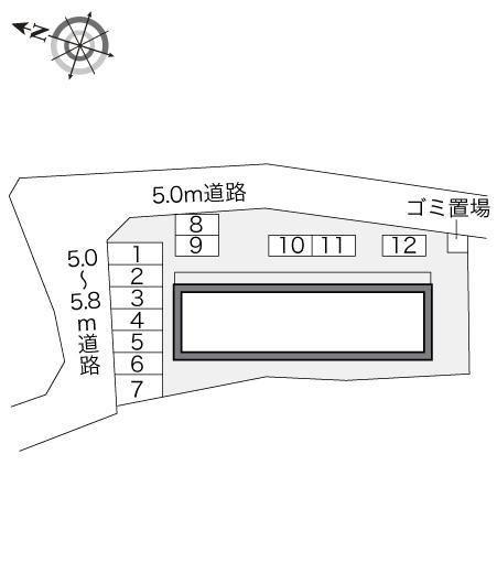 モーニングライトⅡ(21298)の駐車配置図