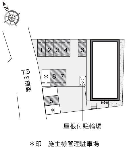 Ｊｕｂｉｌｅｅ(20773)の駐車配置図