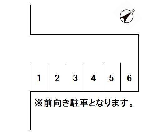 今沢400-17駐車場 の駐車配置図