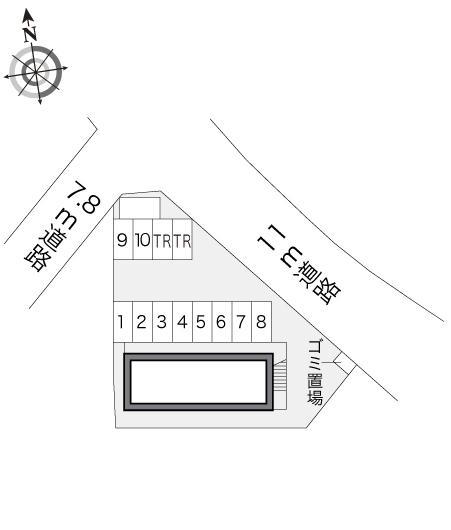 ２０００(13873)の駐車配置図