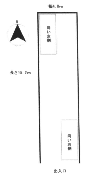 タヒラ駐車場の駐車配置図