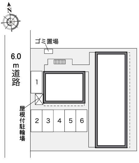 柳通り二番館(30697)の駐車配置図