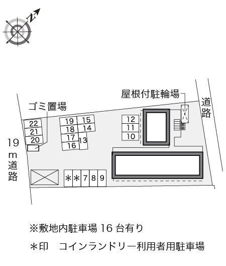 マンダリーヌⅢ(34935)の駐車配置図