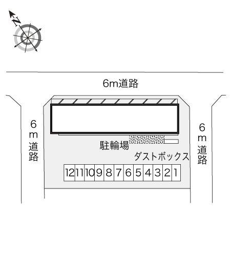 藤原台(20540)の駐車配置図