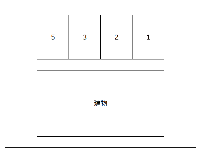 ＤＵＰＬＥＸ ＯＤＡＫＥの駐車配置図