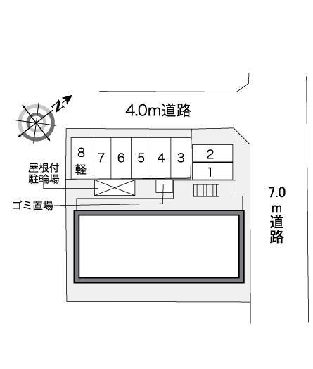 ぽぽら(39756)の駐車配置図