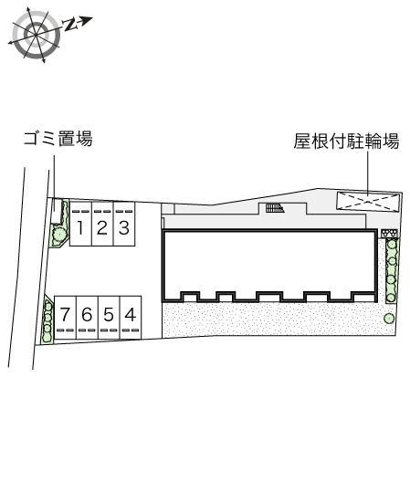 Ｔ　ヴィルヌーブⅣ(52177)の駐車配置図