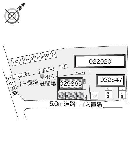 トスカーナ(29865)の駐車配置図