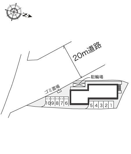 スワンコート・Ⅰ(21185)の駐車配置図