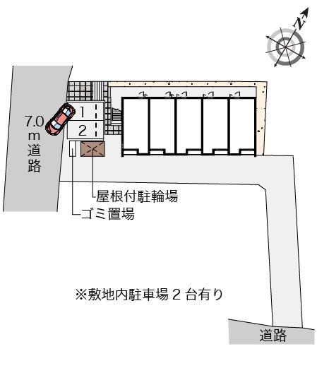 クレイノ和(56438)の駐車配置図
