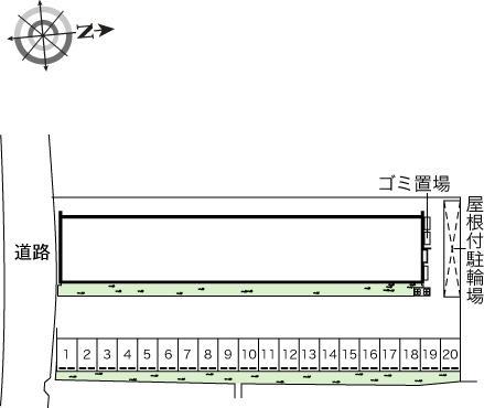 ＡＳＵＫＡ(42991)の駐車配置図