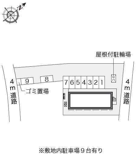 セジュール富士(16853)の駐車配置図