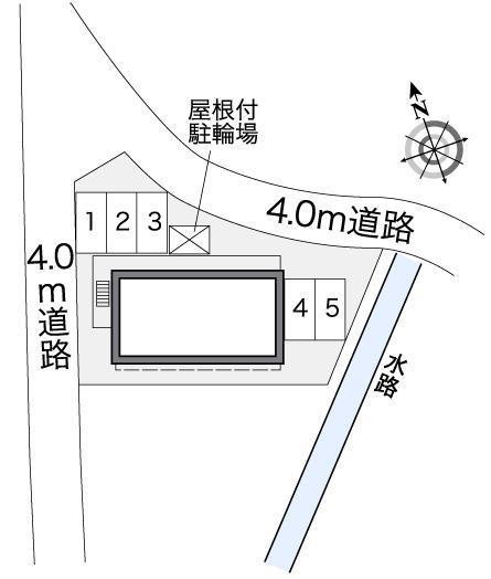 サンセリテ上之(26182)の駐車配置図