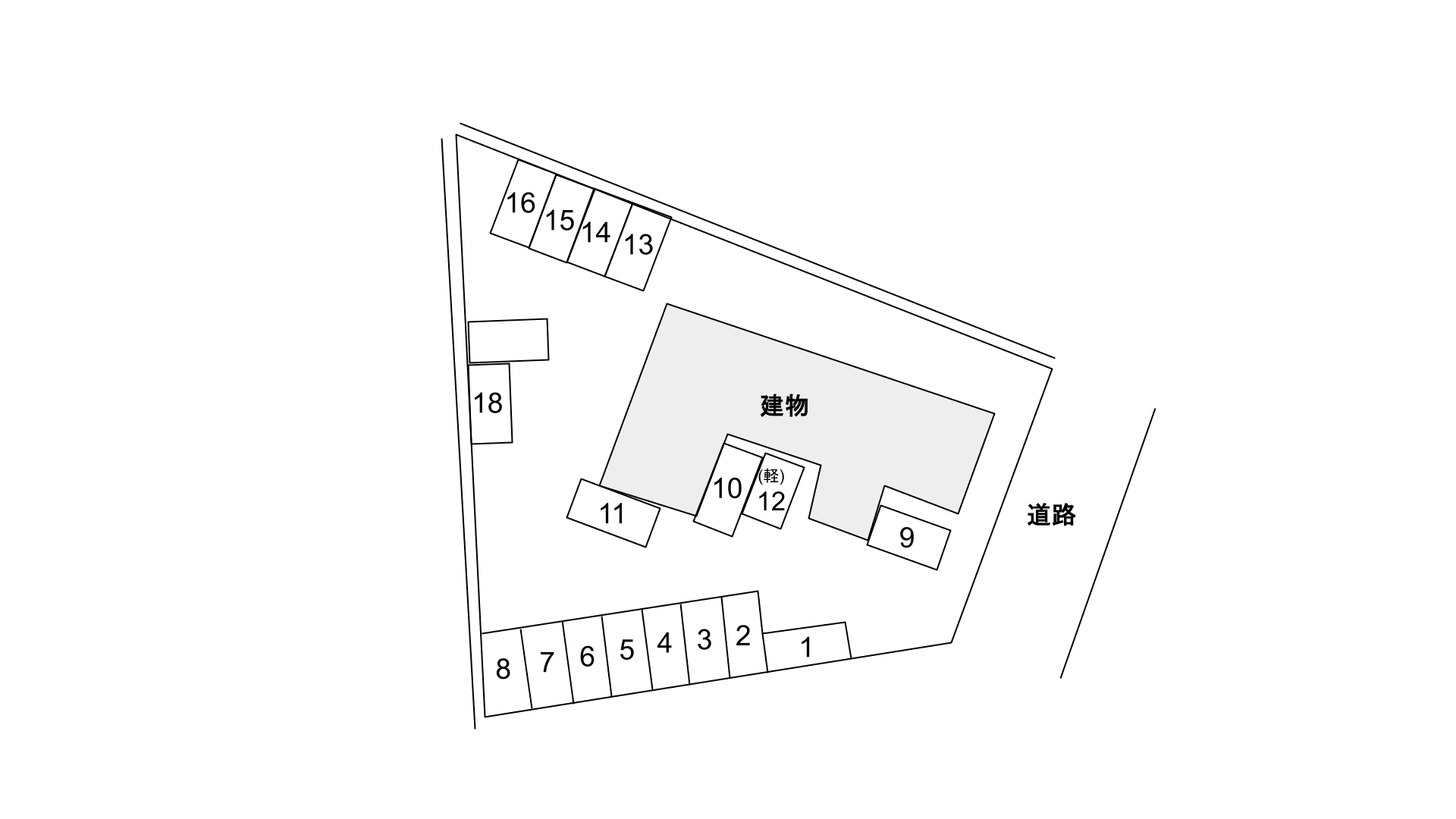 シャルトルーズMの駐車配置図