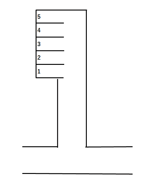 西村駐車場の駐車配置図