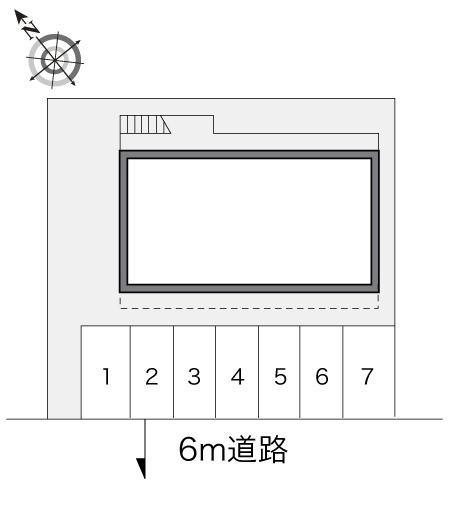 フローラ(10837)の駐車配置図