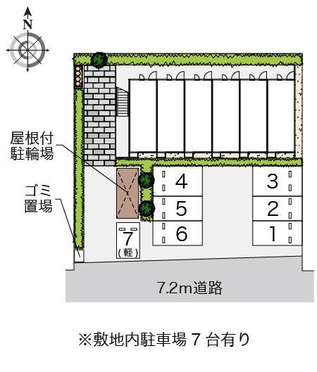 西焼津(12880)の駐車配置図