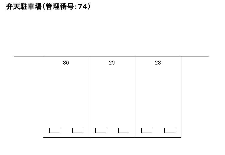 J-074の駐車配置図