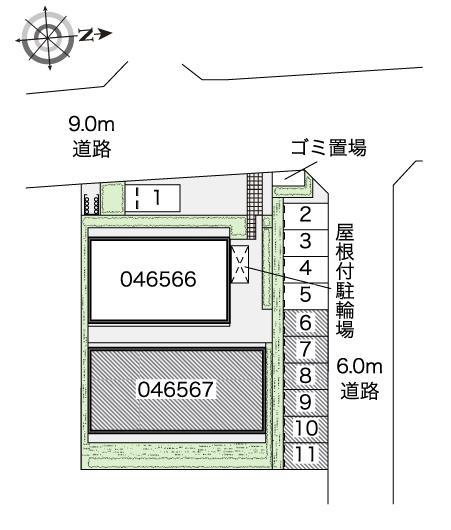 コスモス(46567)の駐車配置図