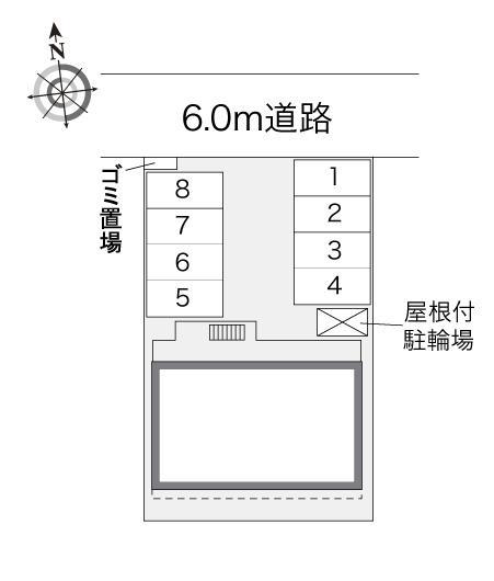 華Ⅱ(29933)の駐車配置図