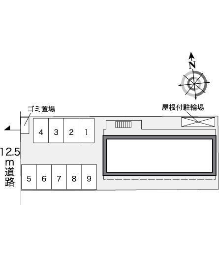 クレール千鳥(39556)の駐車配置図