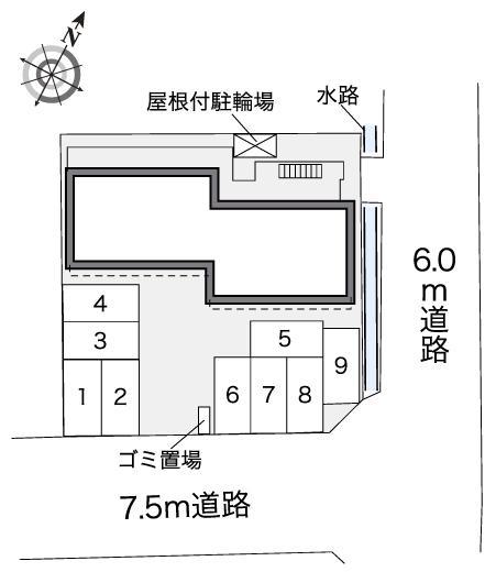 マロウ(41783)の駐車配置図