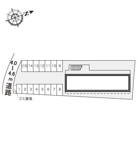 アクエリアス(16317)の駐車配置図