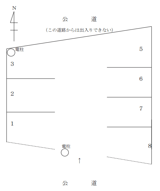 ８２７の駐車配置図