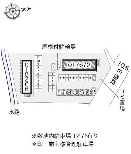チャムフィールド(17672)の駐車配置図