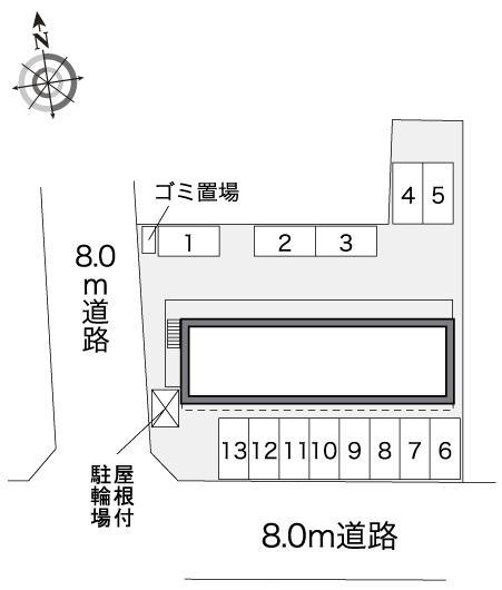 エクセル(30822)の駐車配置図