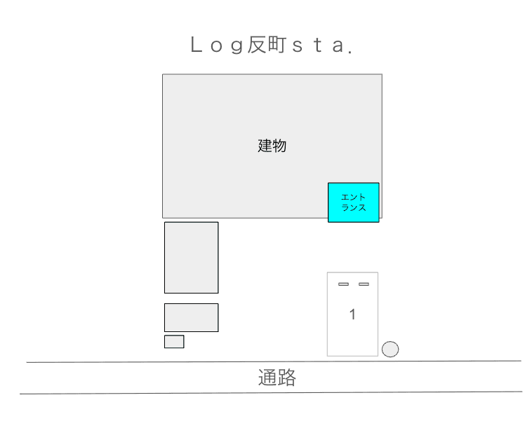 Ｌｏｇ反町ｓｔａ．の駐車配置図