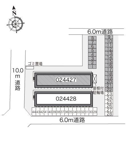 プロシードⅠ(24427)の駐車配置図